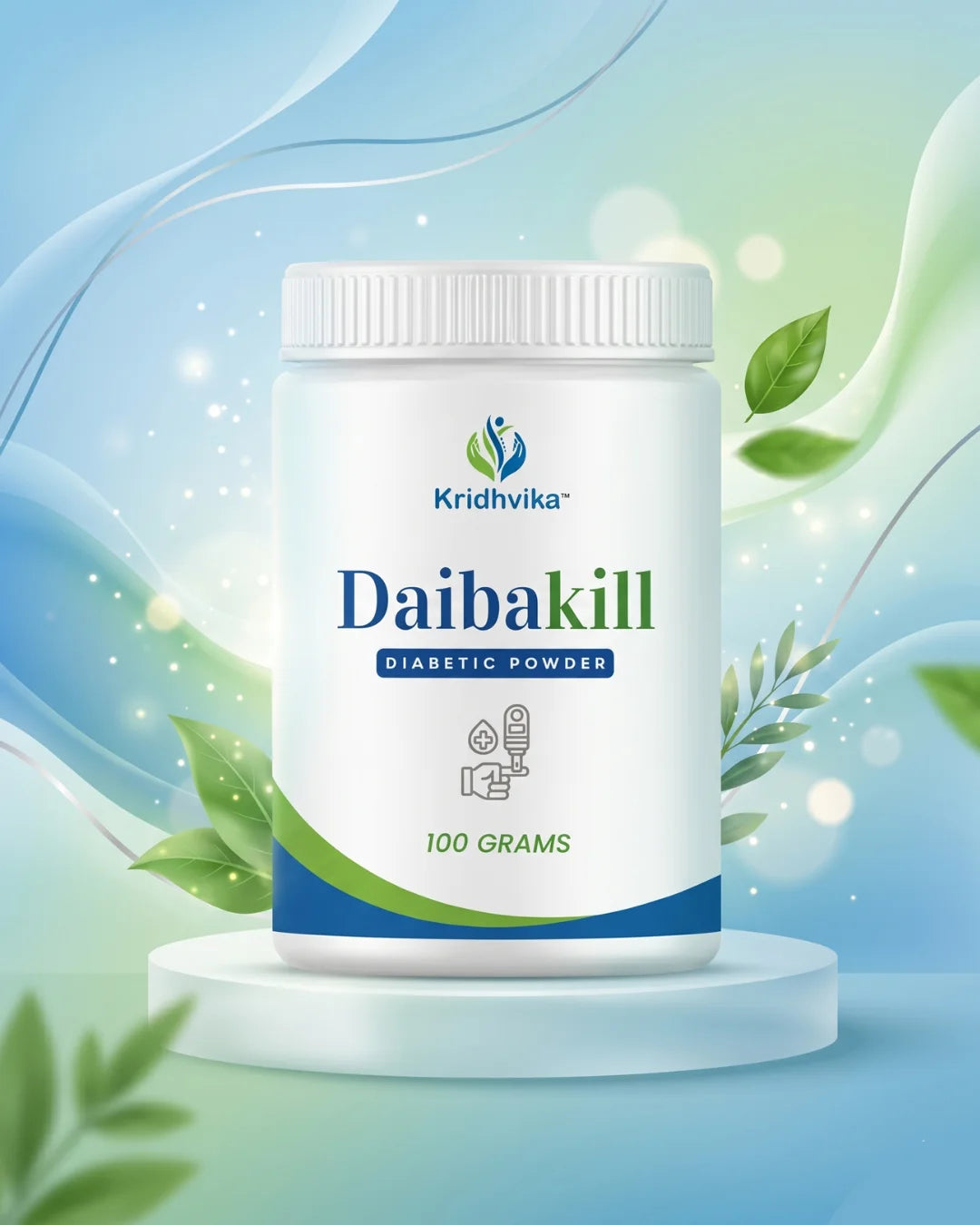 KRIDHVIKA DAIBAKILL Ayurvedic Herbal Powder for Blood Sugar Wellness & Daily Health Support | Take 5 gm in Morning and Evening | 100 gm