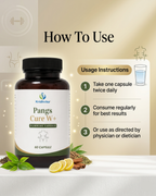 KRIDHVIKA PANGWS CURE W+ Ayurvedic Slimming Support Capsules for Daily Fitness & Wellness | Herbal Weight Management Formula | Use for 3 Months for Better Results | 60 Capsules