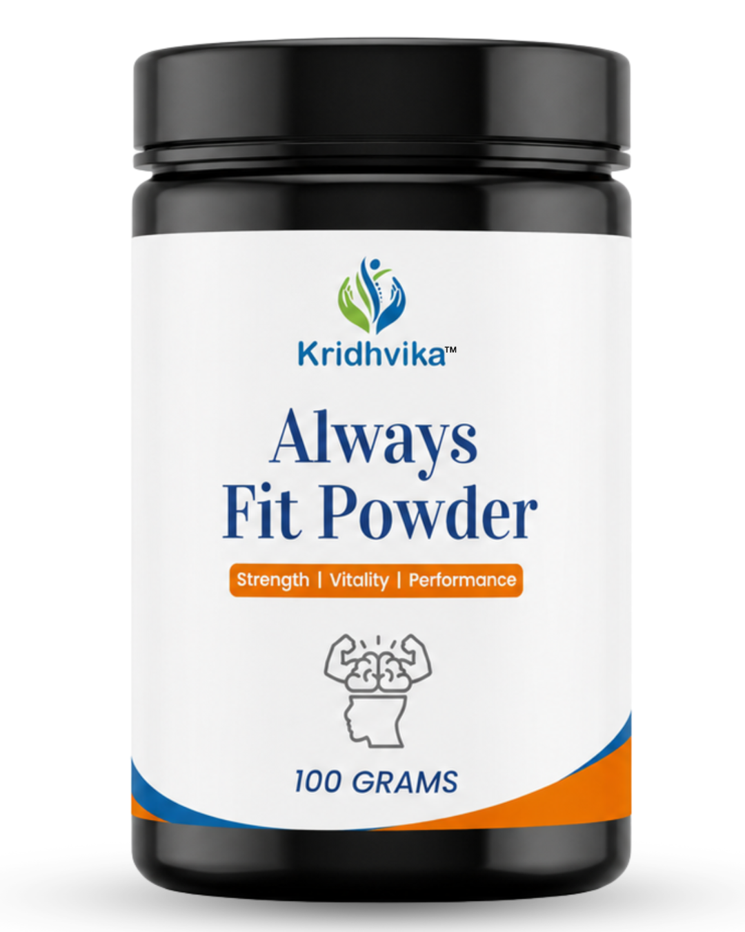 KRIDHVIKA ALWAYS FIT Men’s Health Ayurvedic Powder for Energy, Stamina & Physical Performance Support | Herbal Daily Wellness Formula | Take 3 gm Twice Daily with Water | 100 gm