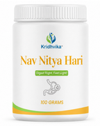 KRIDHVIKA NAV NITYA HARI Ayurvedic Digestive & Kabja Care Powder for Stomach Wellness and Gut Support | Helps Maintain Easy Bowel Movement | Use 2–3 gm with Warm Water | 100 gm